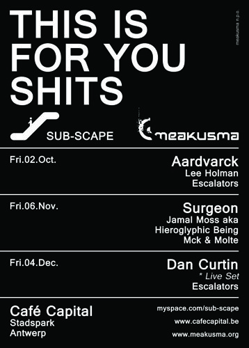 Sub Scape & meakusma at Café Capital Sub Scape & meakusma at Café Capital