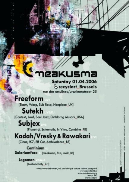 meakusma at Recyclart