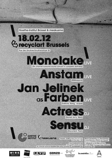 Goethe-Institut Brüssel & meakusma night Goethe-Institut Brüssel & meakusma night