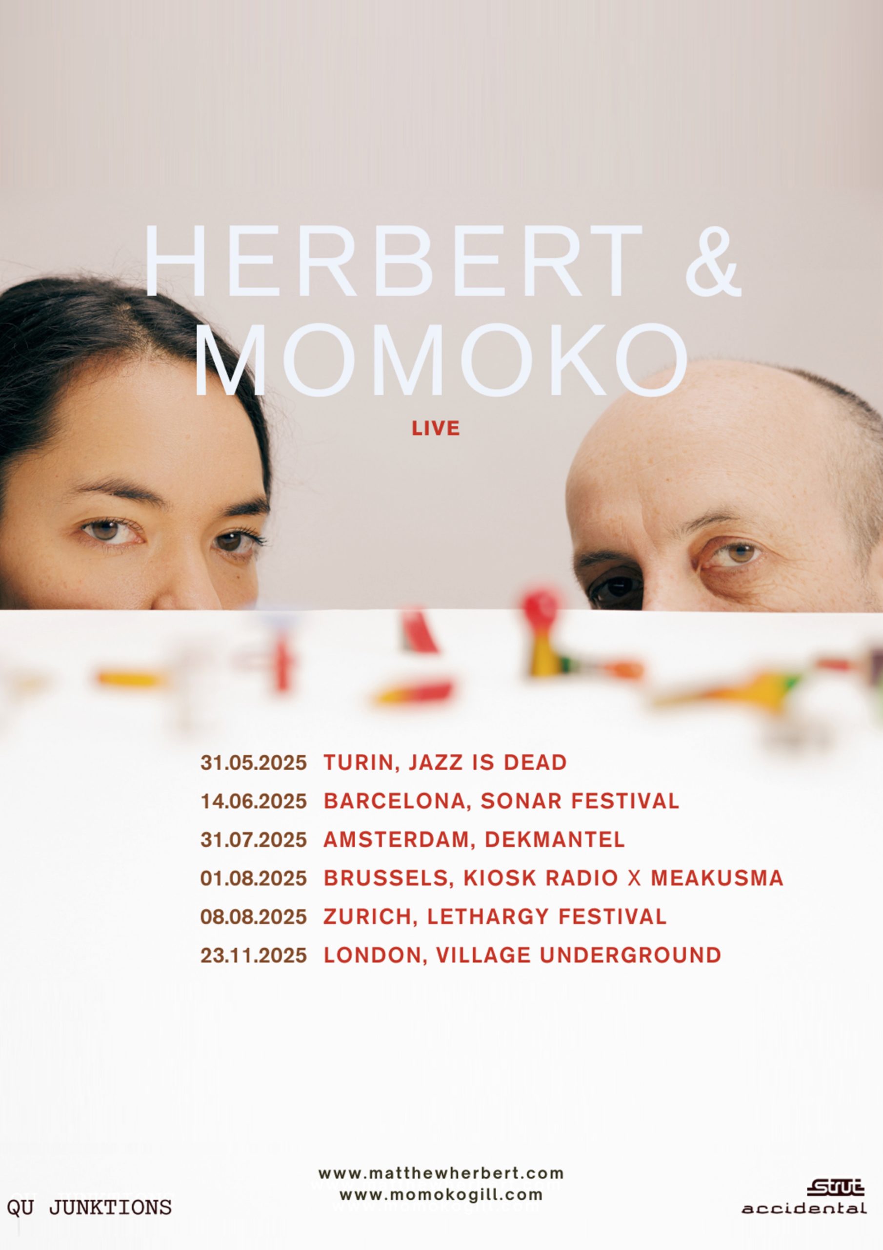 Matthew Herbert & Momoko Gill, Caspro & more tbc