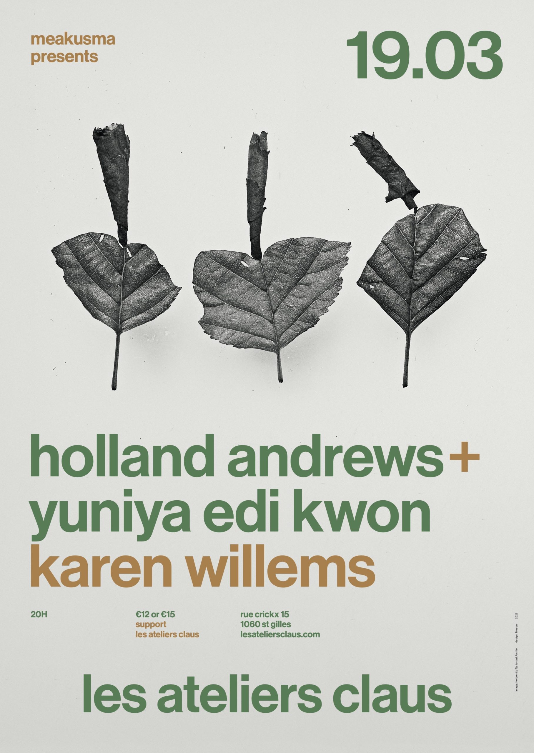 Holland Andrews & yuniya edi kwon, Karen Willems