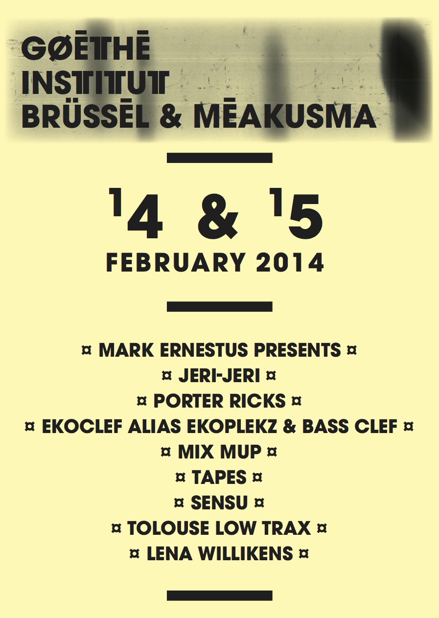 Goethe-Institut & meakusma at Brigittines