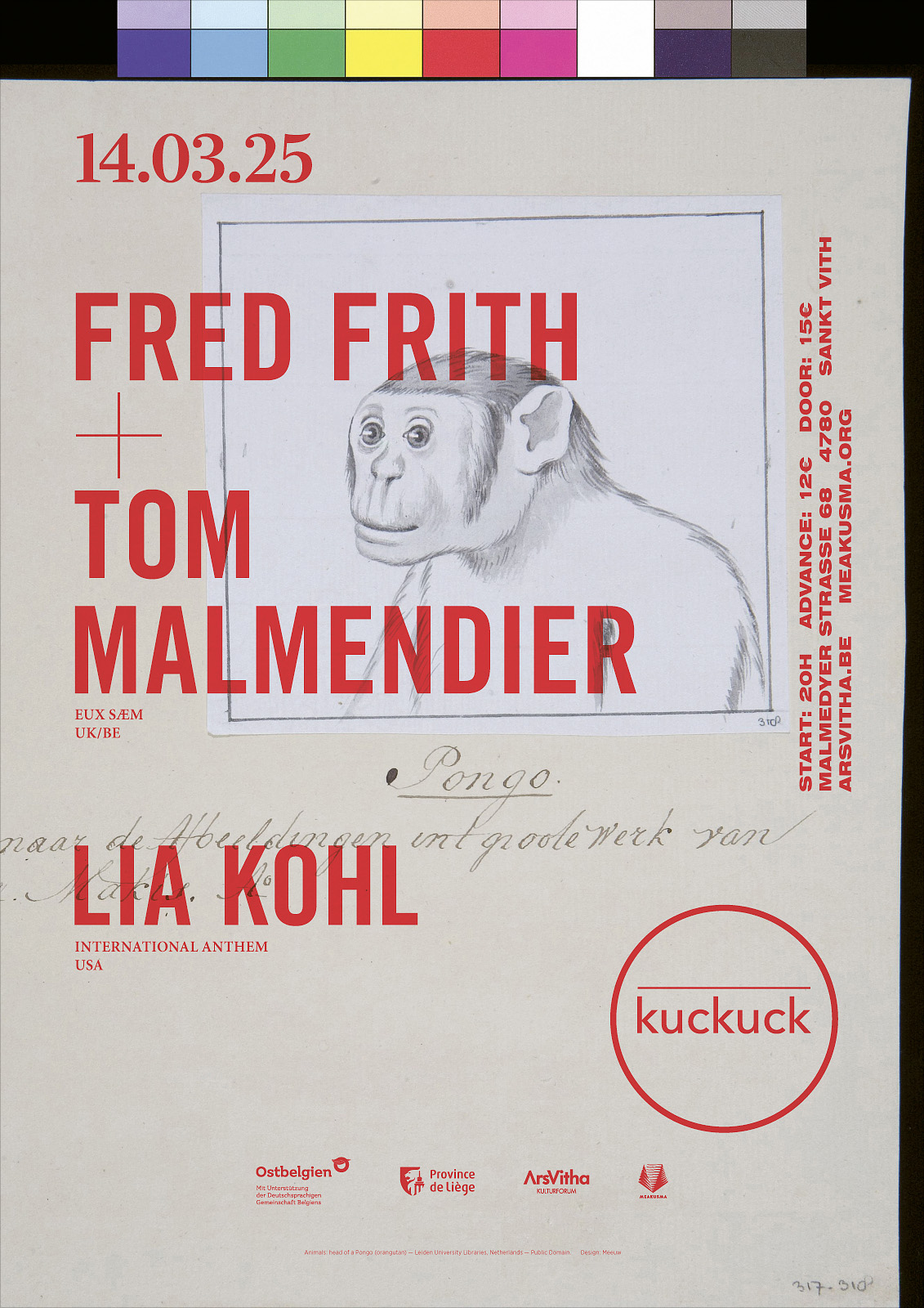 Fred Frith & Tom Malmendier, Lia Kohl